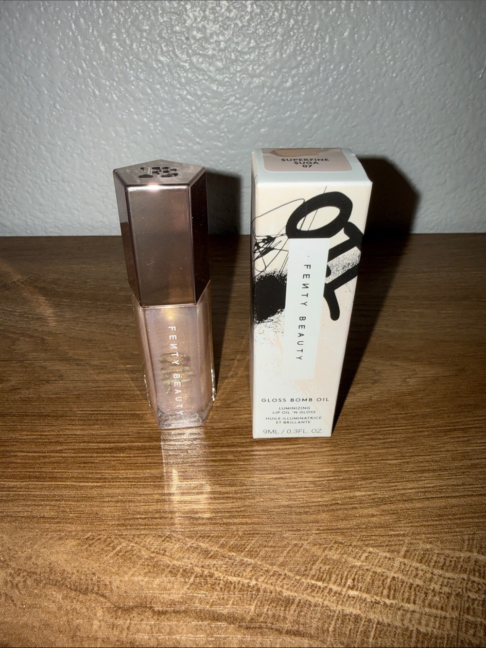 Fenty Beauty Gloss Bomb Oil — Shimmery Rose-Gold